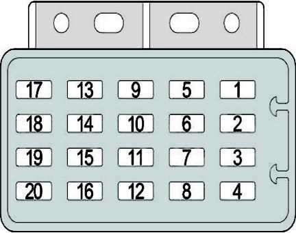 1997 jeep wrangler tj fuse box diagram
