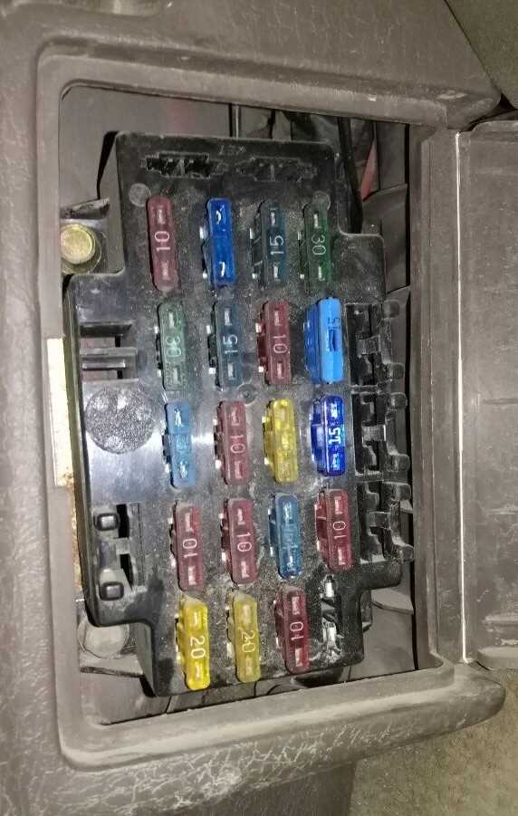 1997 kia sportage fuse box diagram