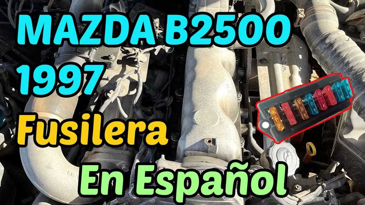 1997 mazda b2300 fuse box diagram