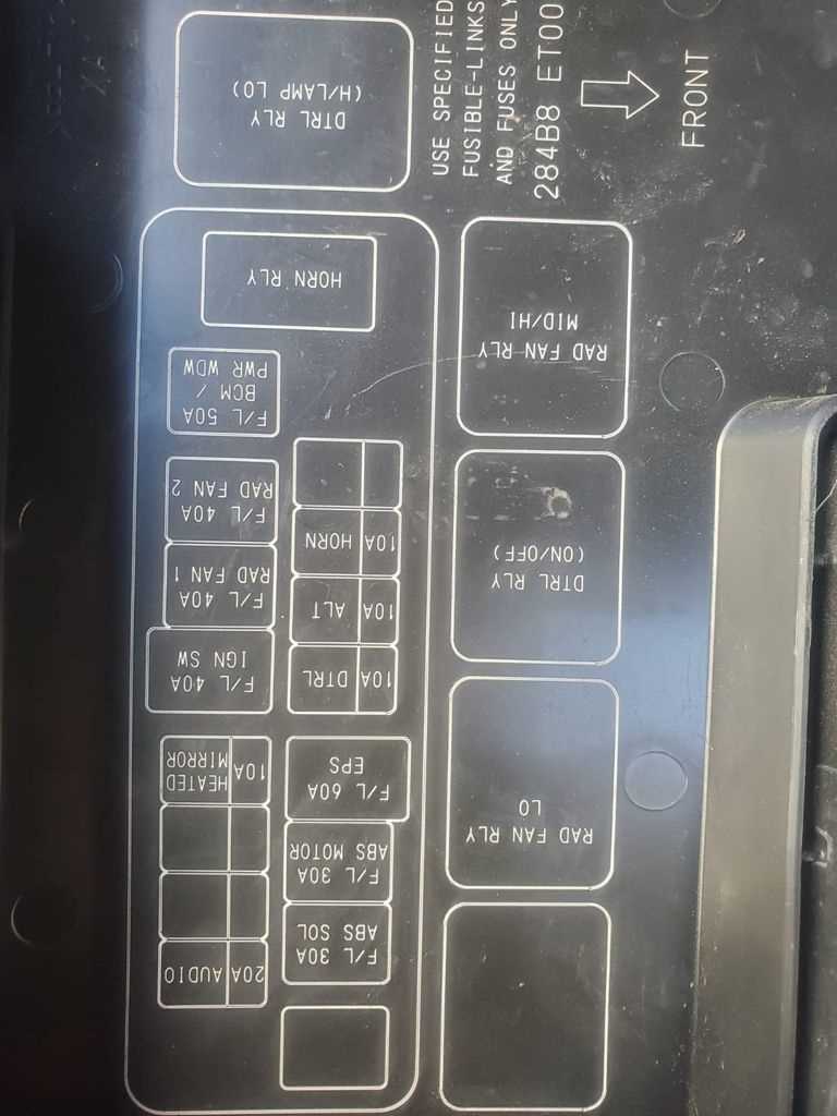 1997 nissan sentra fuse box diagram