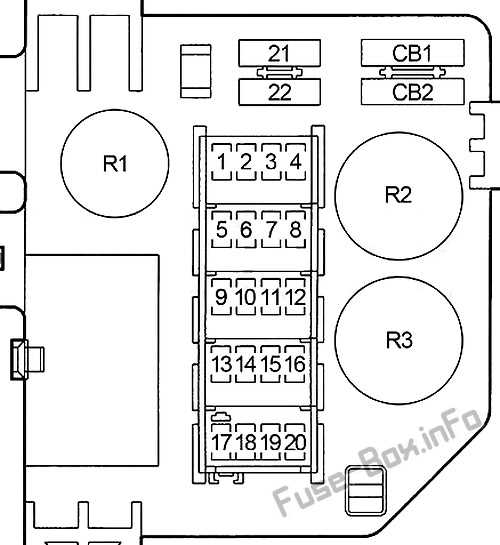 1997 dodge ram fuse box diagram