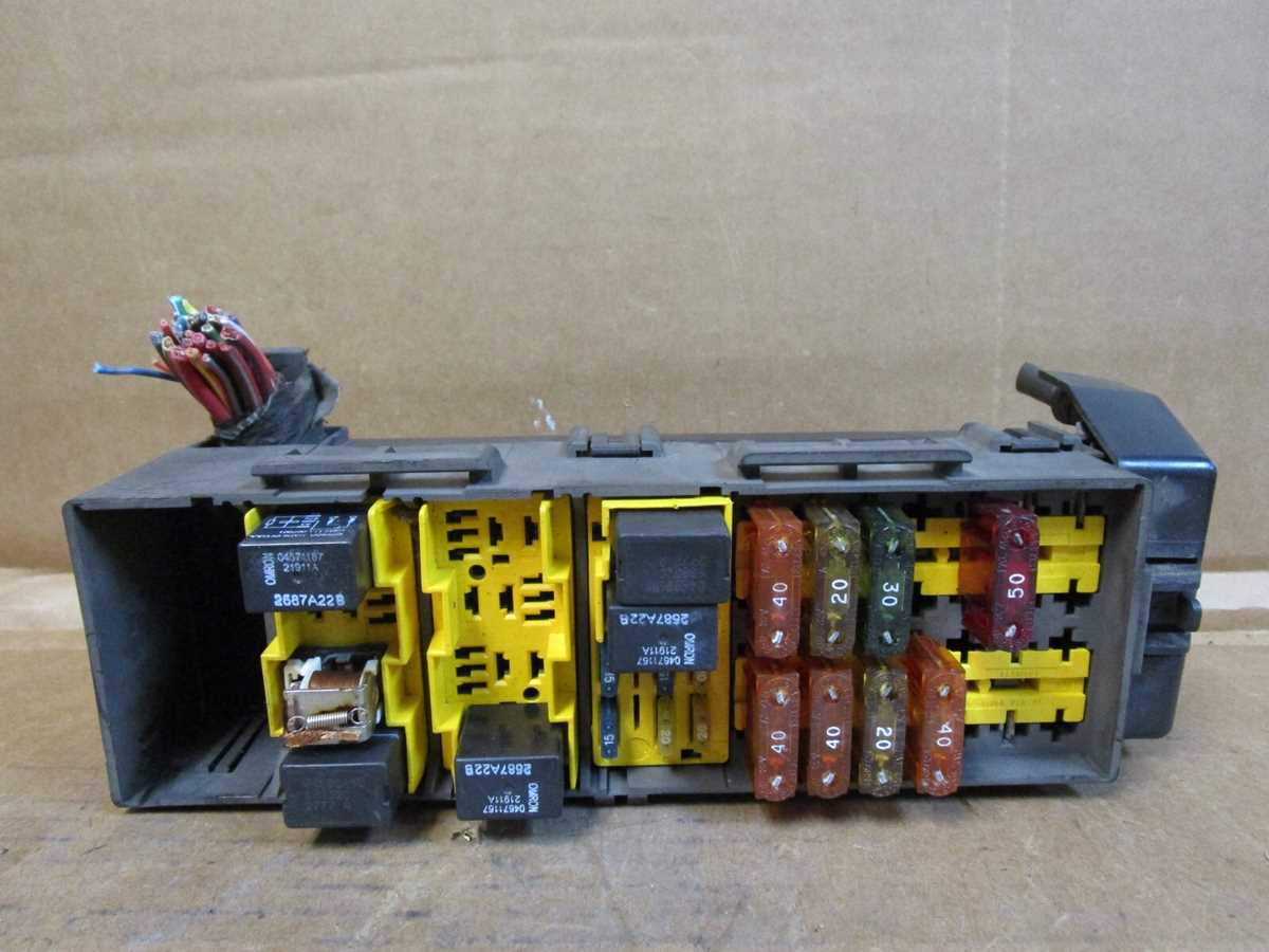 1997 jeep grand cherokee fuse panel diagram