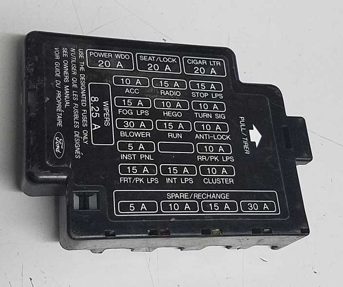 1997 mercury cougar fuse box diagram