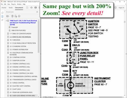 1998 ford f150 fuse diagram