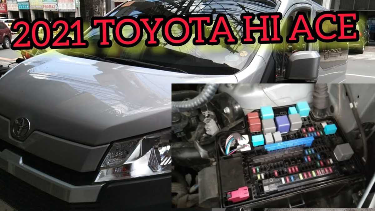 1998 toyota hiace fuse box diagram
