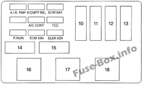 1998 chevy monte carlo fuse box diagram