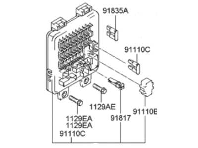 1998 hyundai elantra fuse box diagram