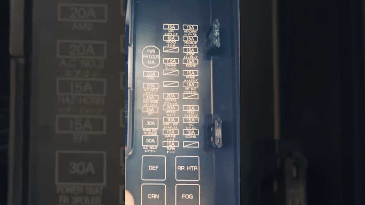 1998 toyota hiace fuse box diagram