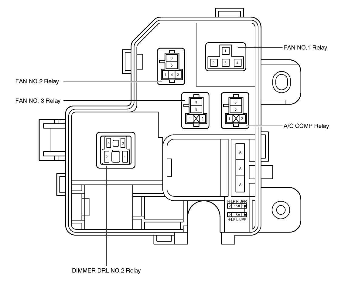 1999 lexus ls400 fuse box diagram
