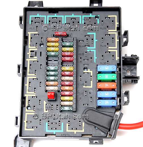 1999 range rover fuse box diagram