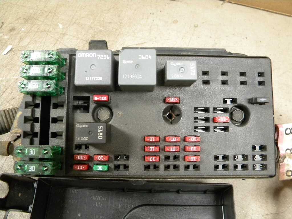 1999 saturn sl2 fuse box diagram