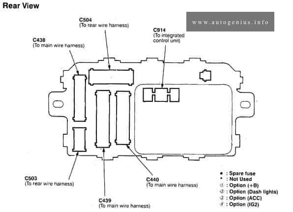 1999 acura integra fuse box diagram