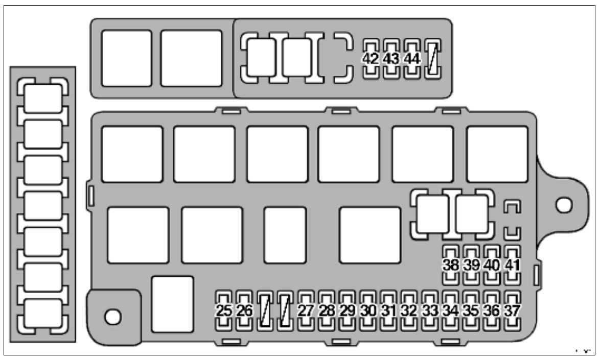 1999 lexus ls400 fuse box diagram