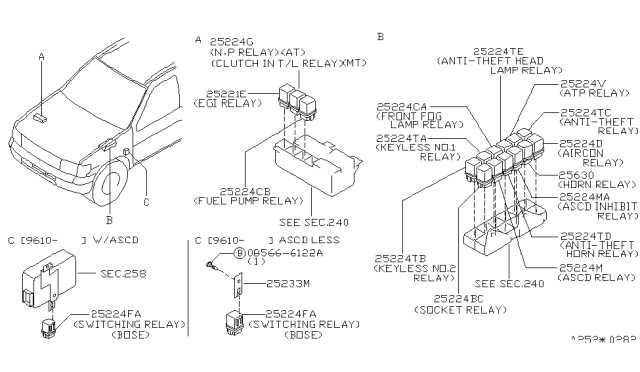 1999 nissan pathfinder fuse diagram