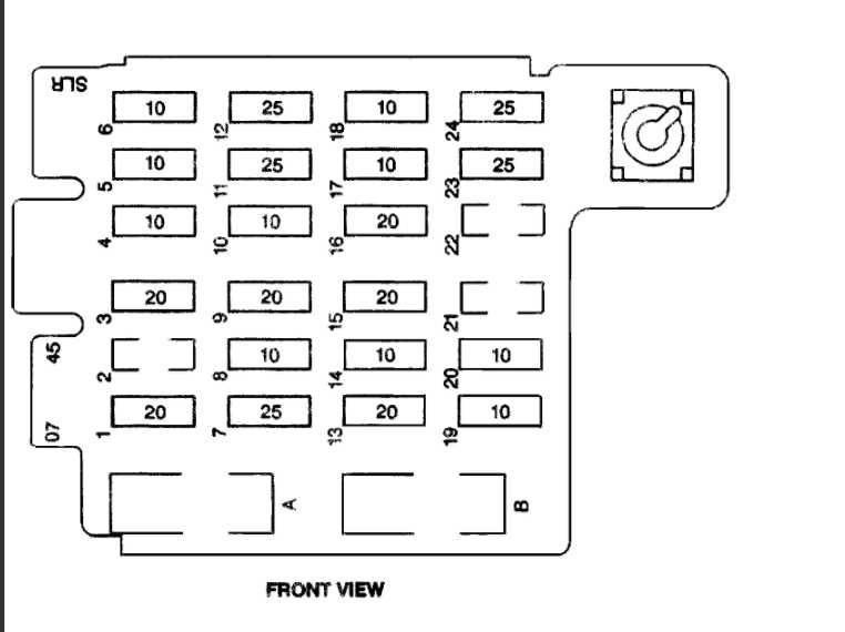 2000 chevy astro van fuse box diagram