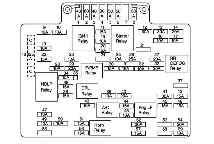 2000 chevy tracker fuse box diagram