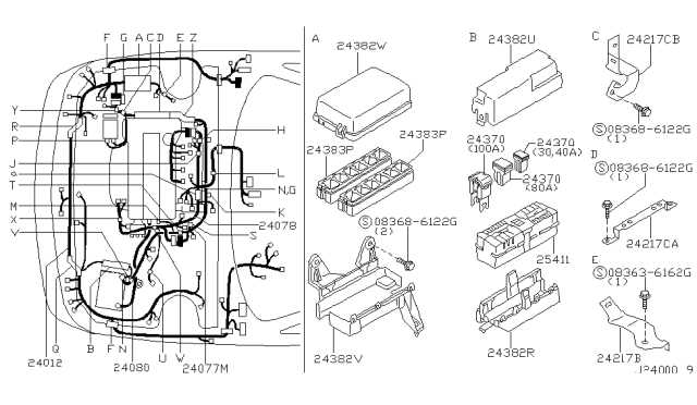 2000 infiniti g20 fuse box diagram