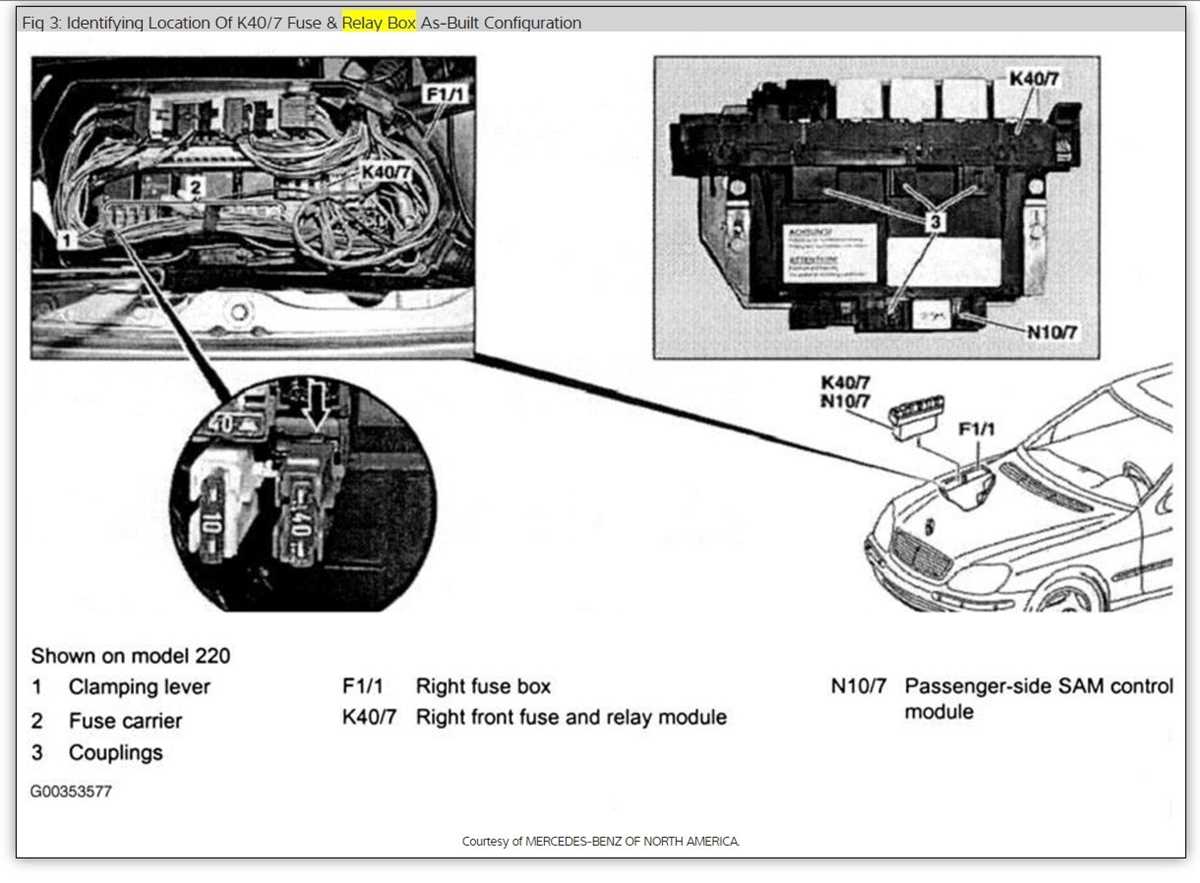 2000 mercedes s430 fuse diagram