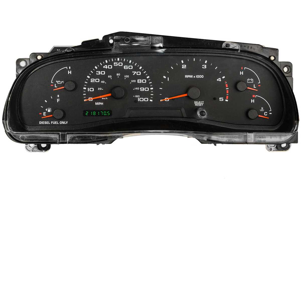 2000 f350 7.3 fuse box diagram under dash