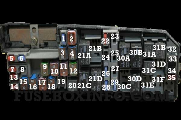 2000 focus fuse box diagram