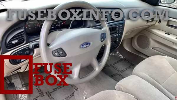 2000 ford taurus fuse panel diagram