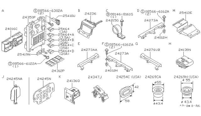 2000 nissan pathfinder fuse box diagram