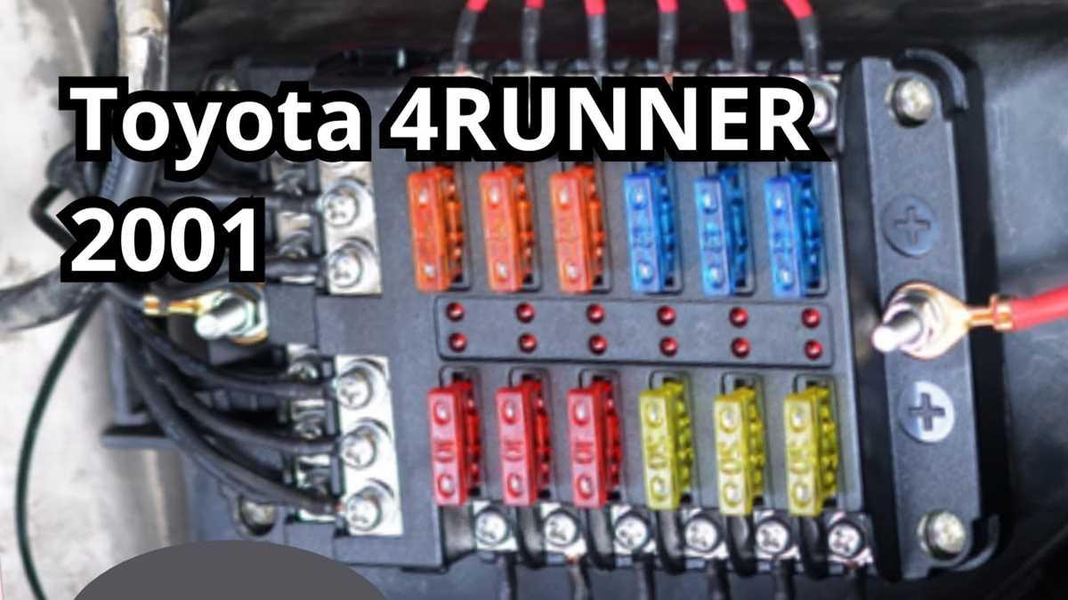 2001 4runner fuse box diagram