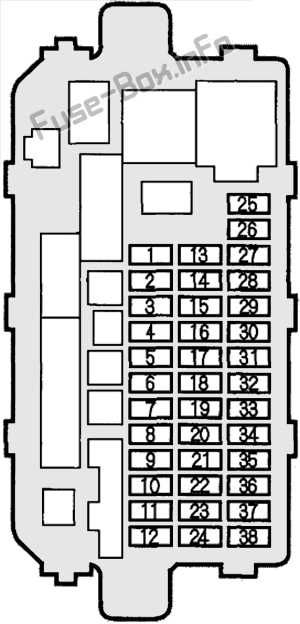 2001 acura integra fuse box diagram