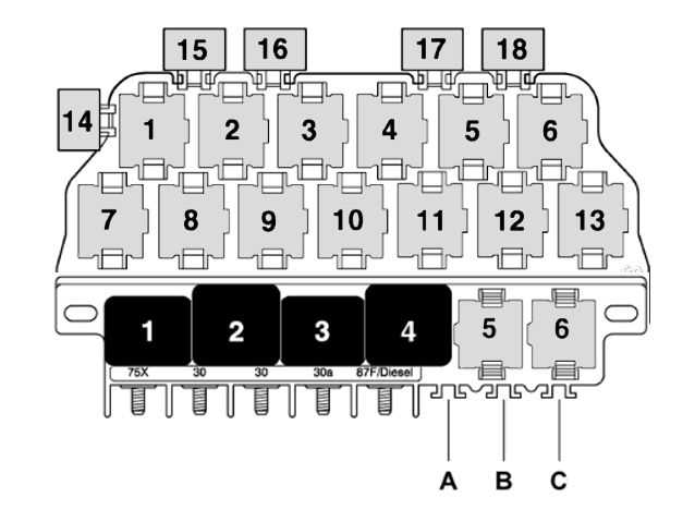 2001 audi tt quattro fuse diagram