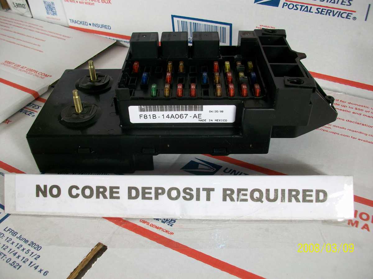 2001 ford f150 fuse box diagram