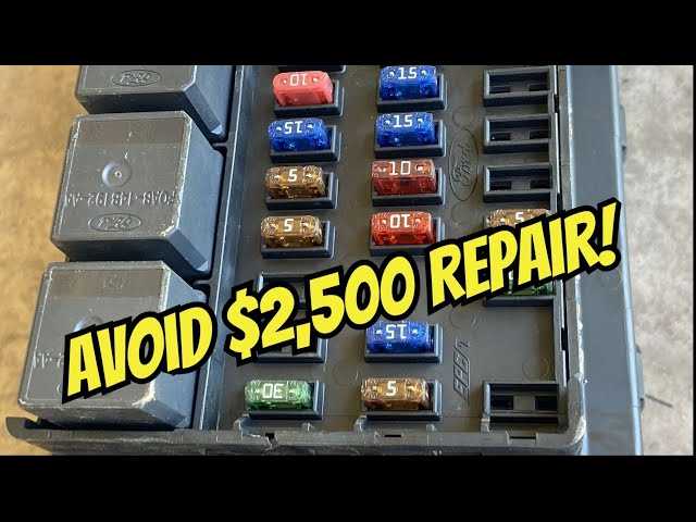 2001 ford f250 7.3 fuse box diagram