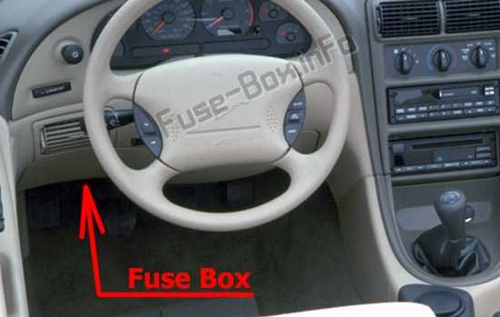 2001 ford mustang gt fuse box diagram under hood