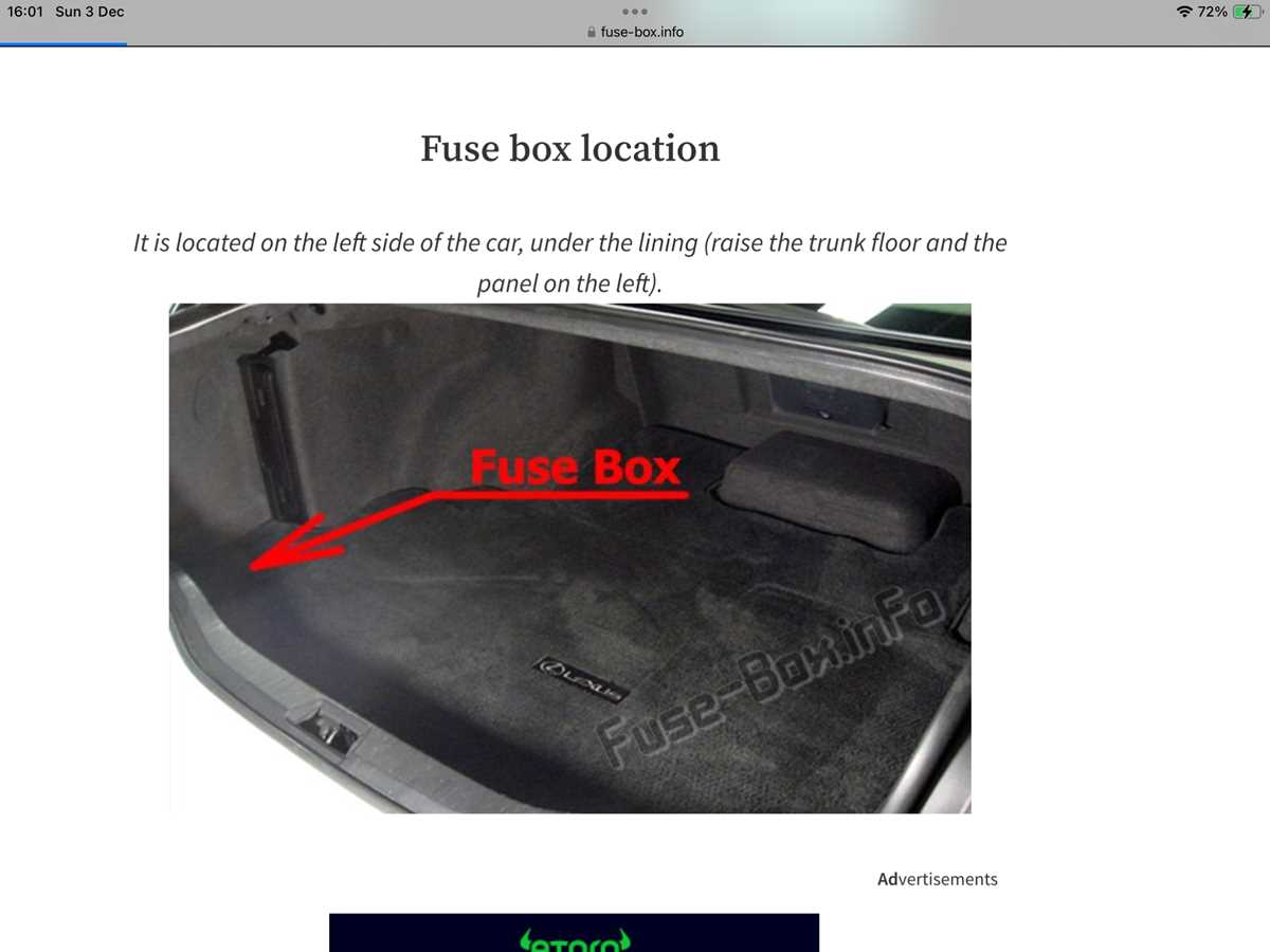 2001 lexus ls430 fuse box diagram