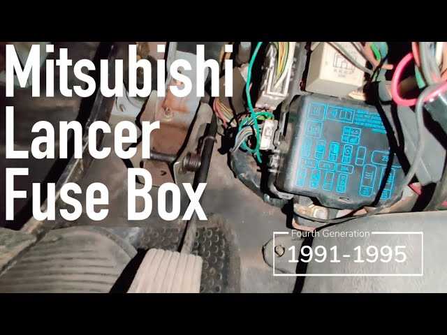2001 mitsubishi mirage fuse box diagram