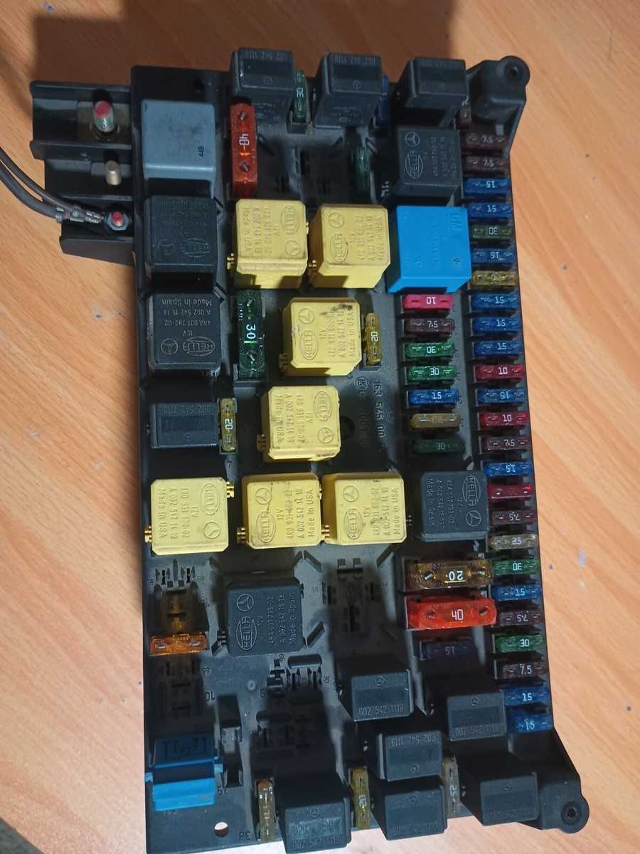 2001 ml320 fuse box diagram
