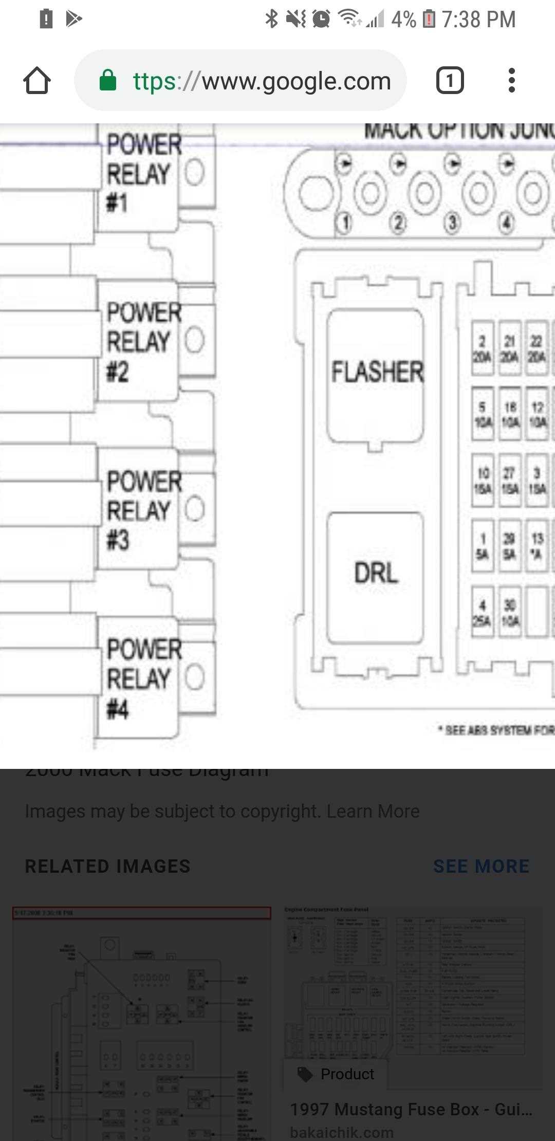 2001 mustang fuse panel diagram