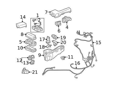 2001 toyota avalon fuse box diagram