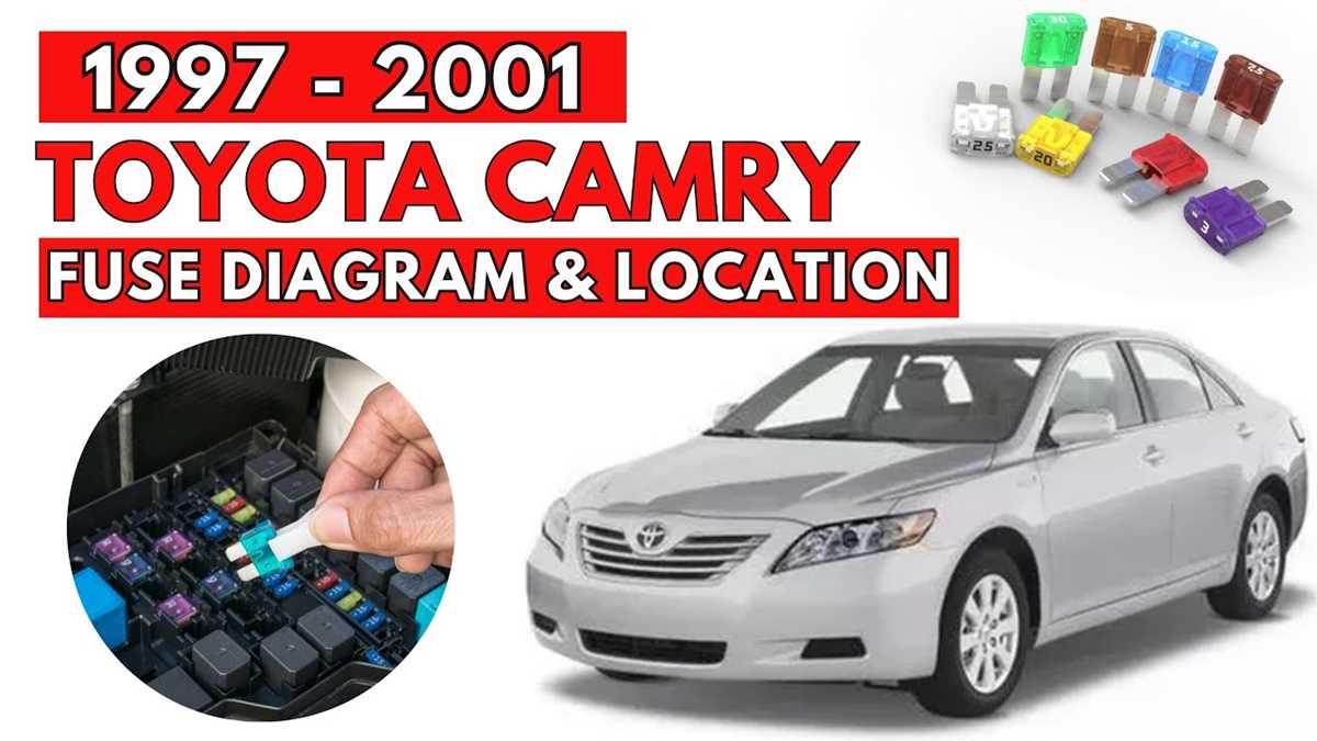 2001 toyota camry interior fuse box diagram