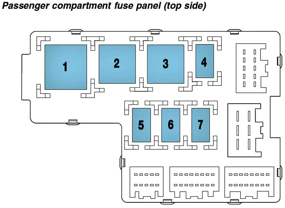 2001 ford explorer fuse panel diagram