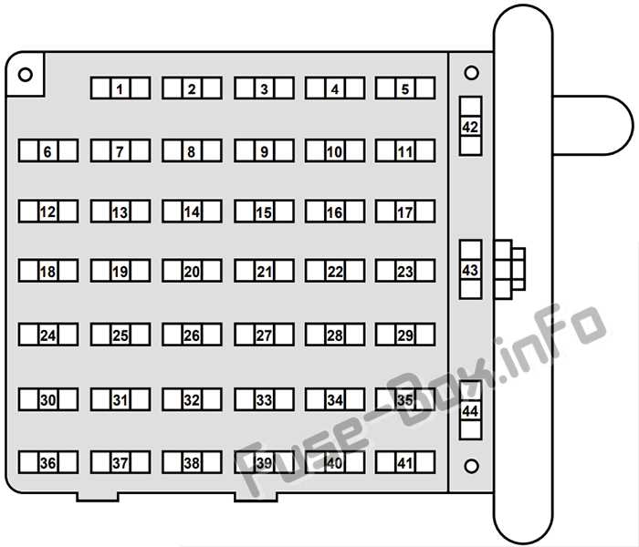 2001 ford f350 fuse box diagram under hood
