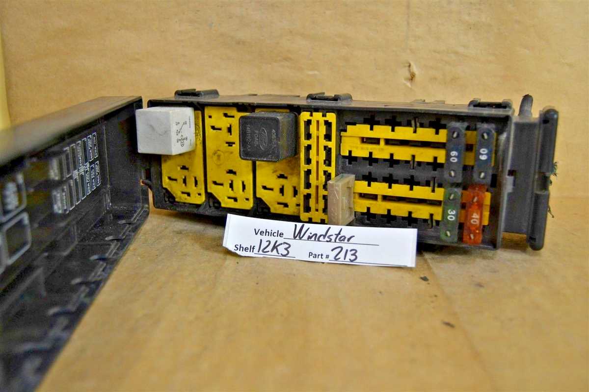 2001 ford windstar sel fuse box diagram