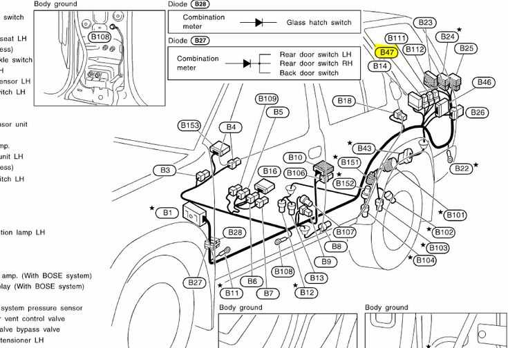 2001 nissan pathfinder fuse diagram