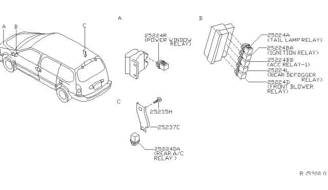 2001 nissan quest fuse box diagram