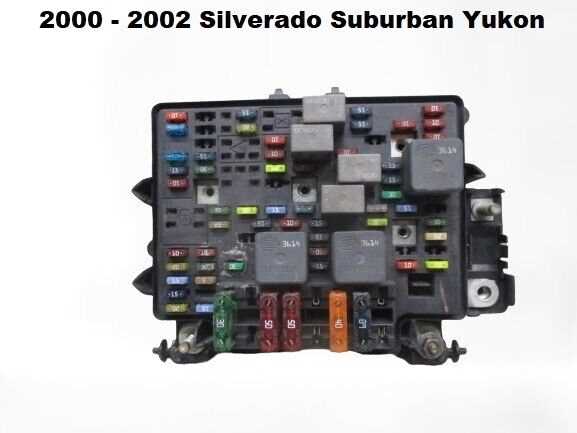 2001 silverado fuse panel diagram