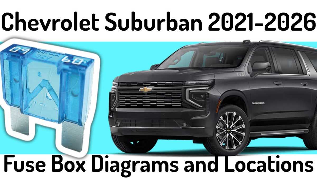 2001 suburban fuse box diagram