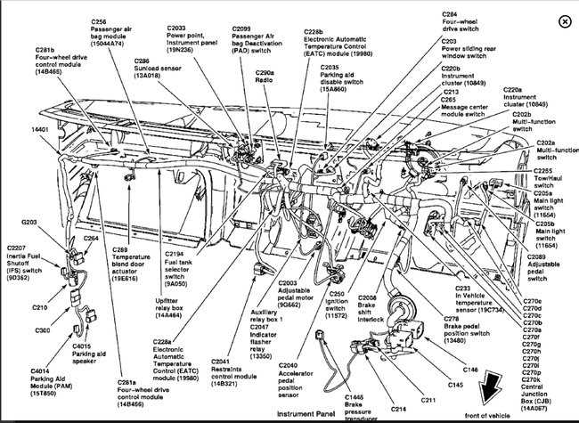 2002 f350 7.3 fuse diagram