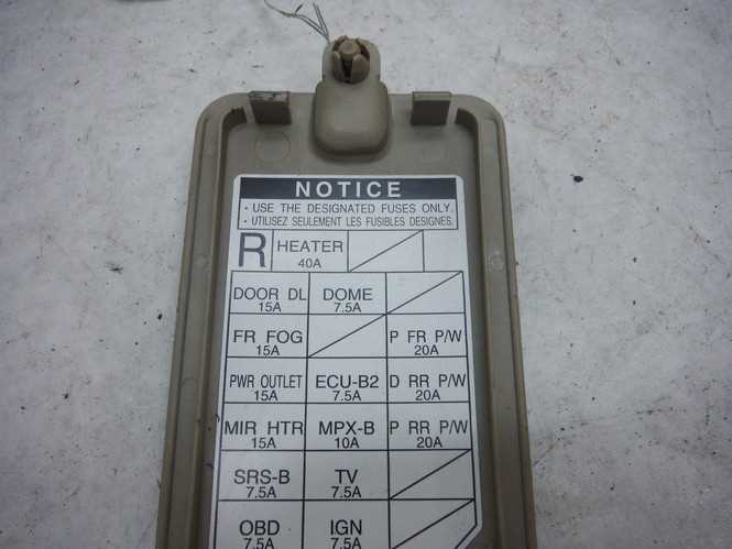 2002 lexus is300 fuse box diagram