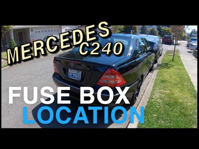 2002 mercedes c240 fuse diagram
