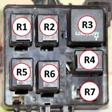 2002 mitsubishi montero sport fuse box diagram