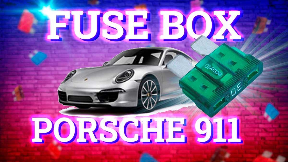 2002 porsche 911 fuse box diagram